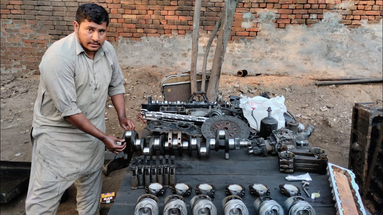Complete Restoration of an ISUZU 6BG1 MT12 Diesel Engine Overhauling