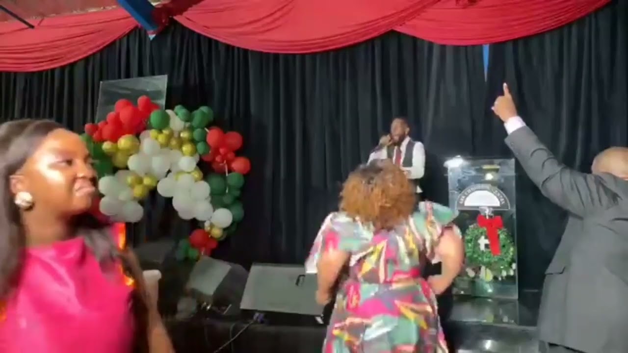 Bishop Ebenezer Mthombeni Ministering a Strong Word at East London (Ark Christian Centre KWT).