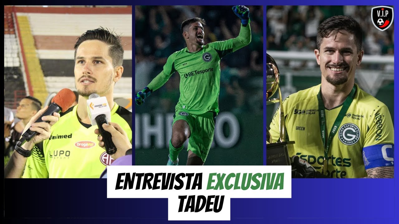 TADEU: ÍDOLO DO GOIÁS ABRE O JOGO SOBRE CARREIRA, METAS PESSOAIS E DESEJO DE GANHAR O GOIANÃO