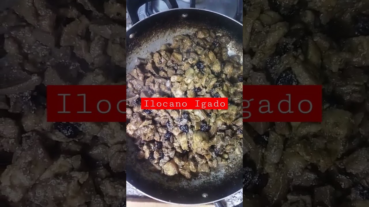 Cooking Native Ilocano Style Igado