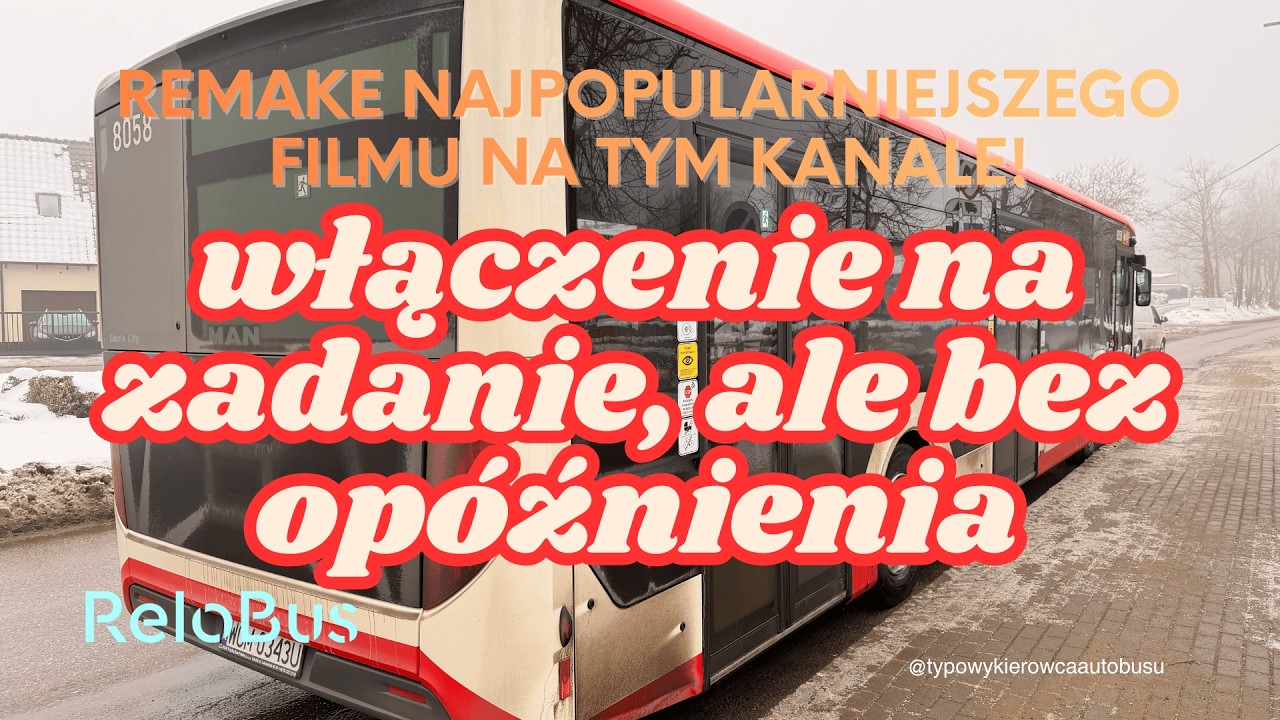 włączenie się na popołudniowe zadanie linii 174 w Gdańsku - pusty przelot, jednak bez opóźnienia