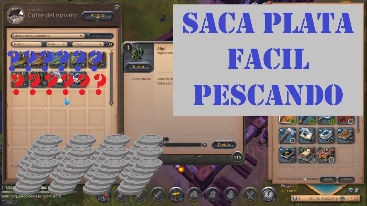 Consigue Plata Facil tan solo PESCANDO | ALBION ONLINE