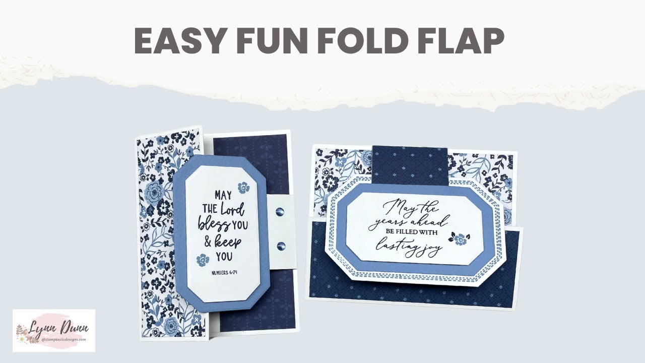 Fun Fold Flap Featuring the Countryside Inn (Stampin Up)