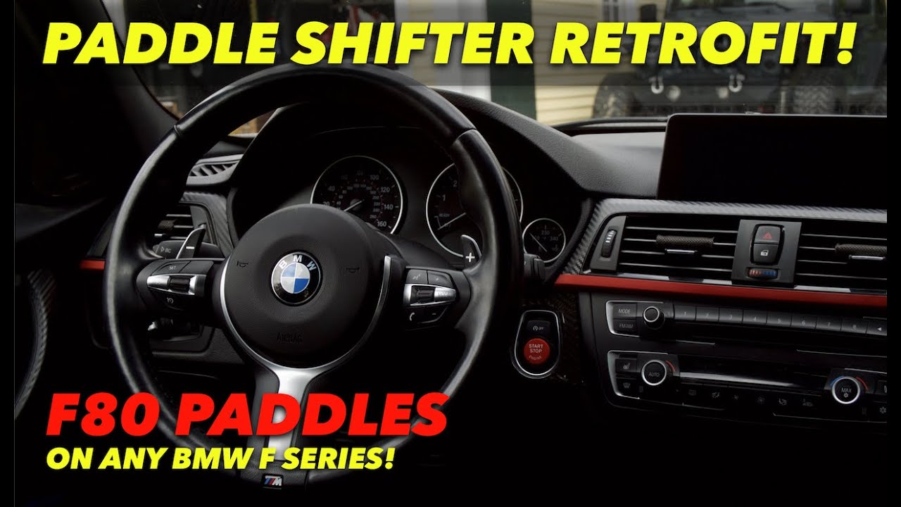 BMW F80 PADDLE SHIFTER RETROFIT // ANY BMW F-SERIES!