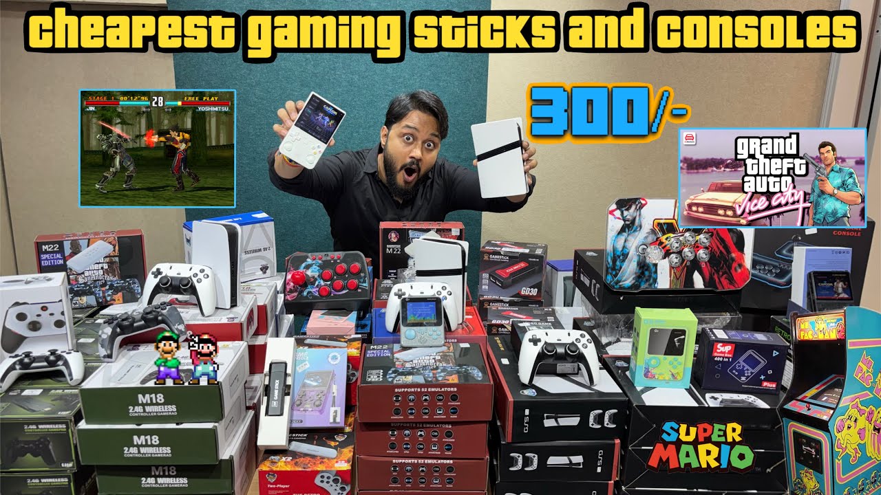 Cheapest Gaming Market In Delhi | Best Retro Console & game Sticks Market | Plug & Play TV Gaming