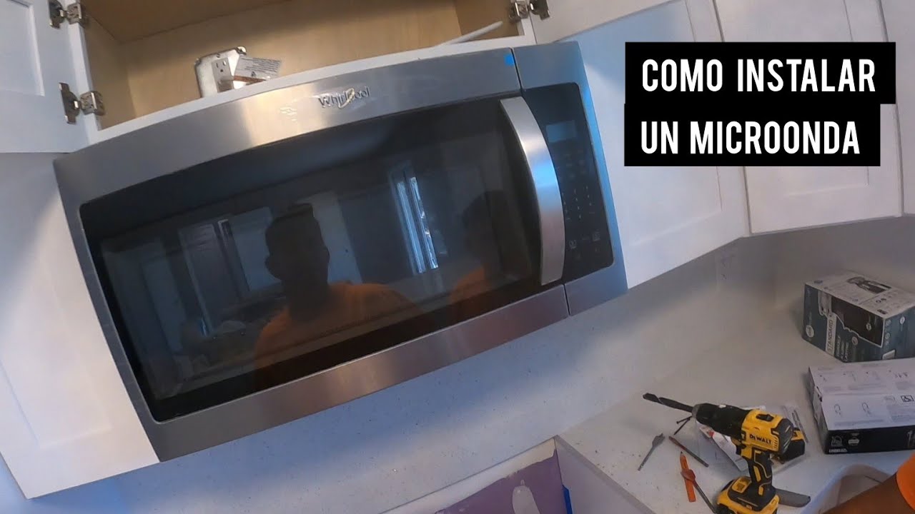 ✅💥como instalar UN microonda & how to install a microwave #home