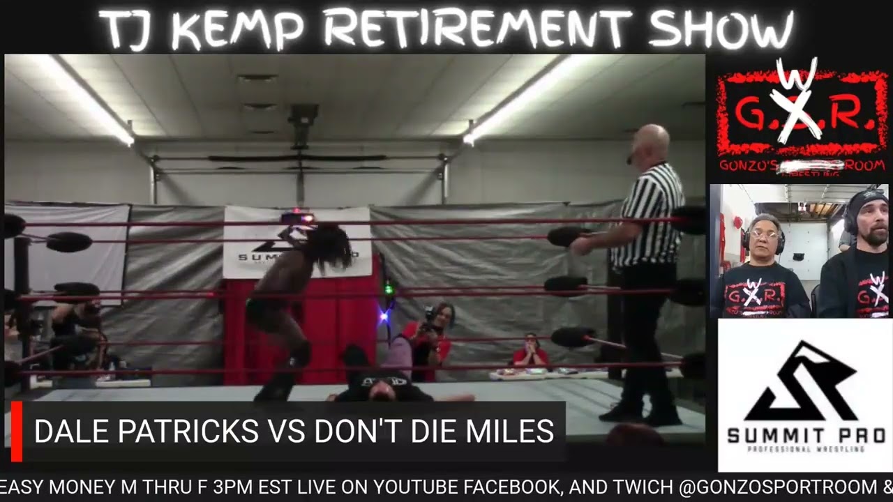 DON'T DIE MILES VS DALE PATRICKS AT SUMMIT PRO WRESTLING 12/4/22