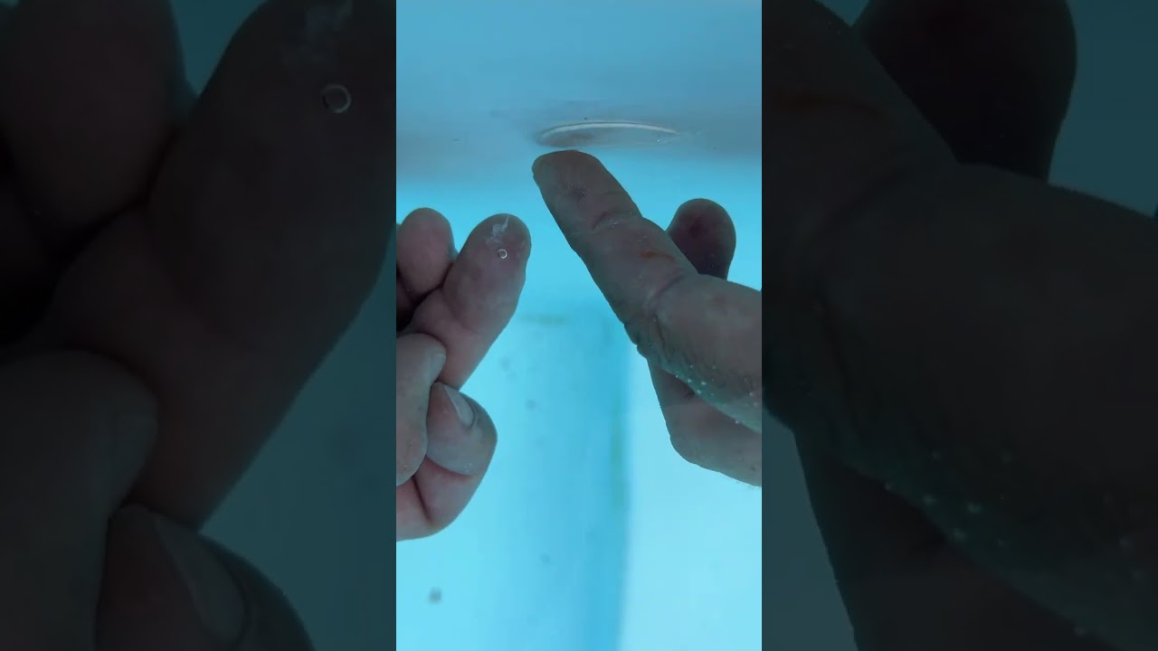 Tuto réparation liner de piscine  avec une rustine