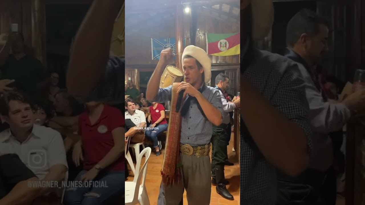 Emocionante apresenta&ccedil;&atilde;o na confraria nativista na cidade de Cascavel PR. #m&uacute;sicaga&uacute;cha