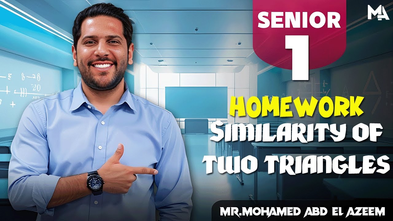 HW  | Similarity of two triangles | Senior 1