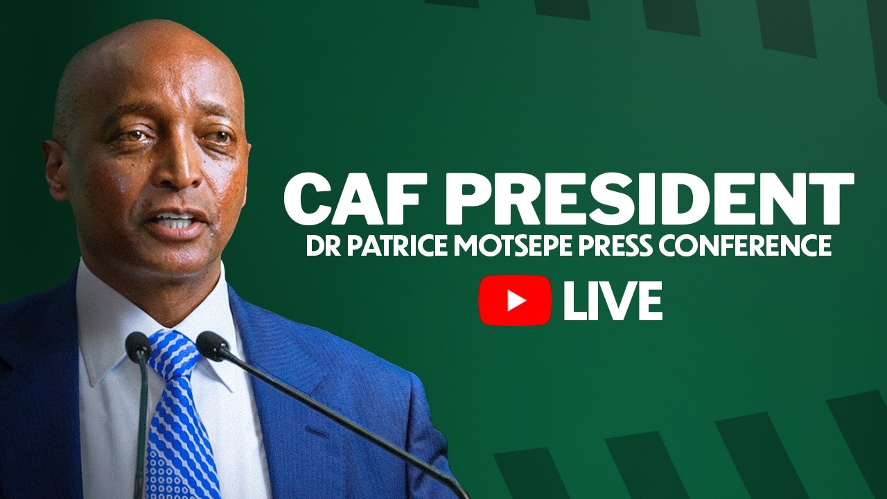 CAF President Dr. Patrice Motsepe Press Conference | Sale, Morocco