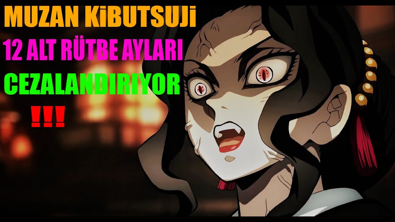 Muzan Kibutsuji - 12 Kizuki - Oniki Alt Rütbe Ayları Öldürüyor | Demon Slayer | Kimetsu no Yaiba
