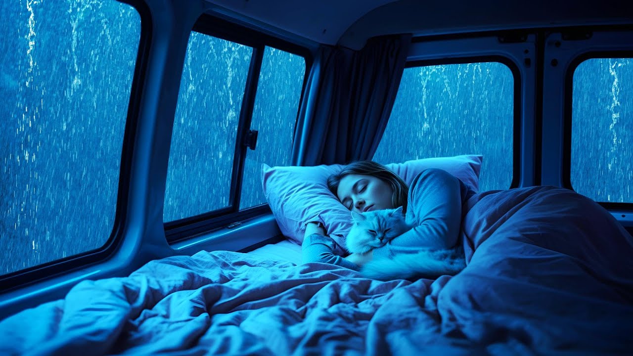 Rain Sounds for Sleep 🚗 ASMR Car Ambience to Relax, Unwind & Fall Asleep Fast