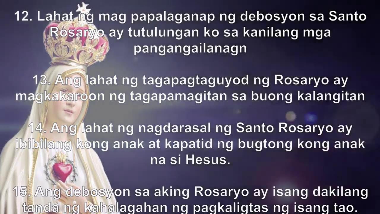 Banal na Rosaryo- TUWA  March 16, 2026