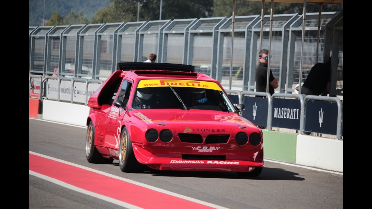 Lancia Delta S4 600HP GTX3582 - Start up, Revs & Action on Track!