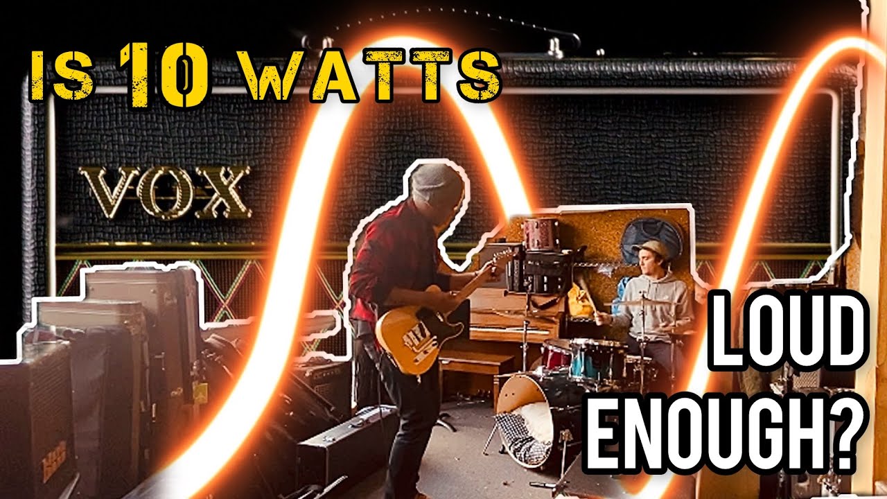 Is it LOUD enough (to play live); Trying the VOX-AC10 over drums.