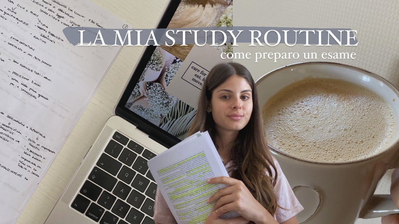 La mia STUDY ROUTINE: come preparo un esame 🗓