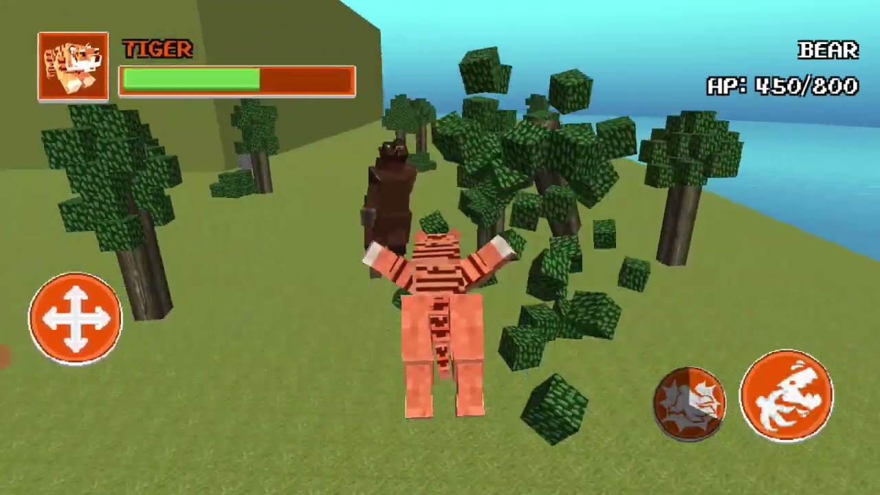 new game blocky wild park tarror
