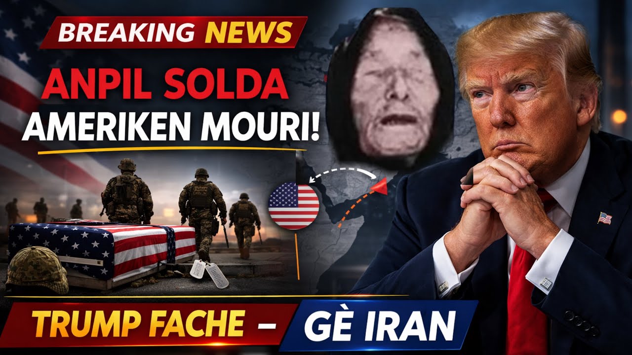 Trump Fache , Anpil Solda Ameriken Mouri Nan G&egrave; Iran 