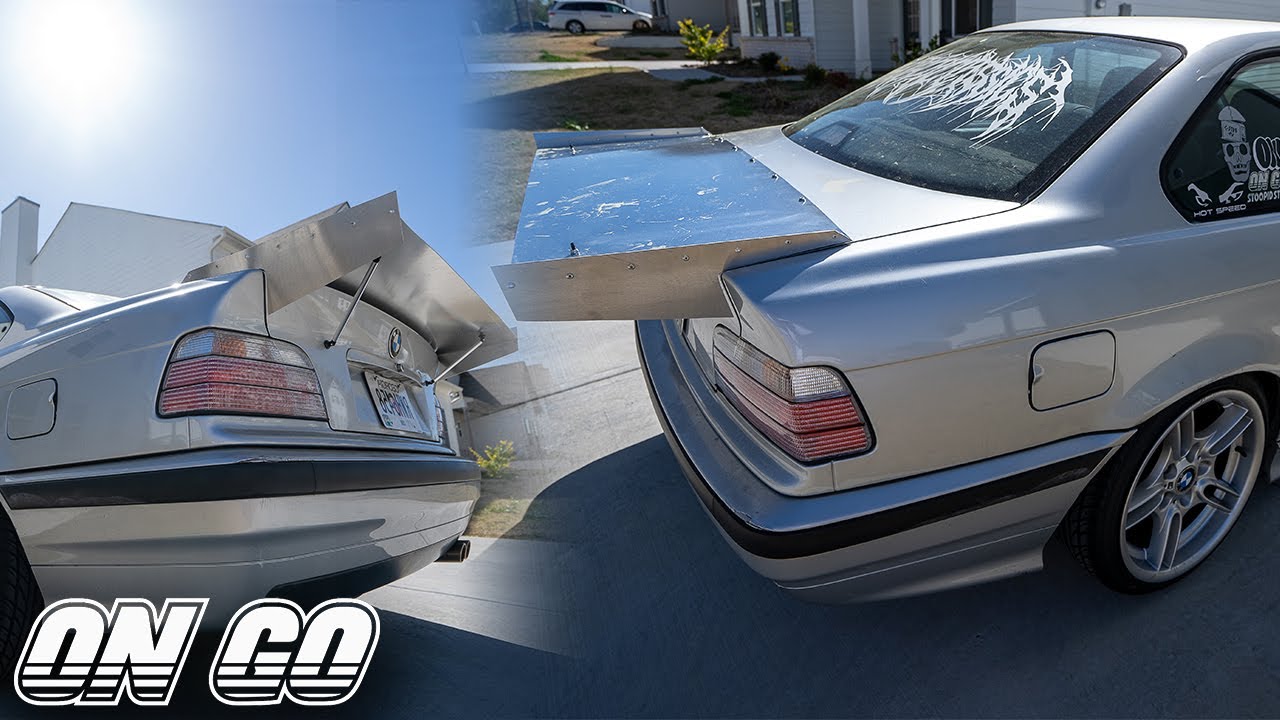 [DIY] Aluminum Drag Wing for E36!!