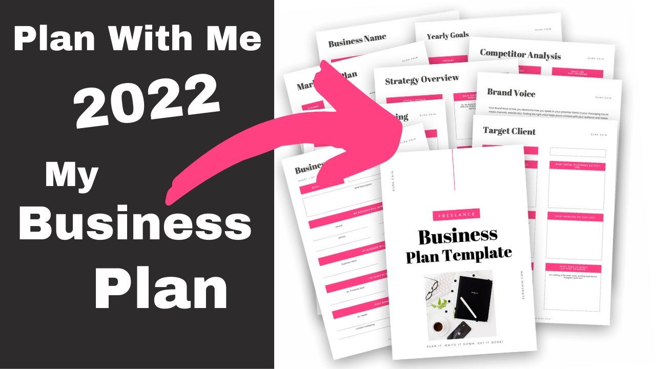 Plan With Me for 2022 | writing my Business Plan as a freelance writer