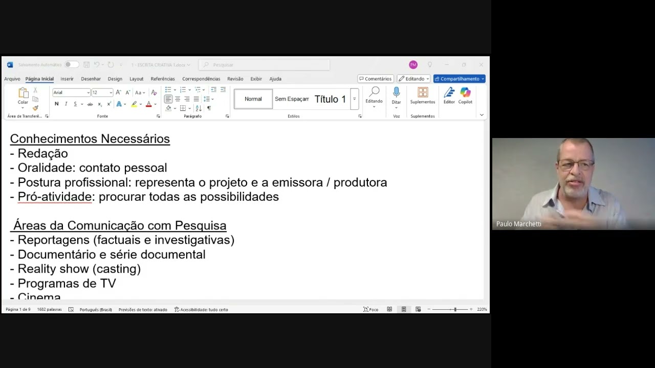 A Escrita Criativa no Jornalismo de Entretenimento Parte 1 de 2: Pesquisa e Organização