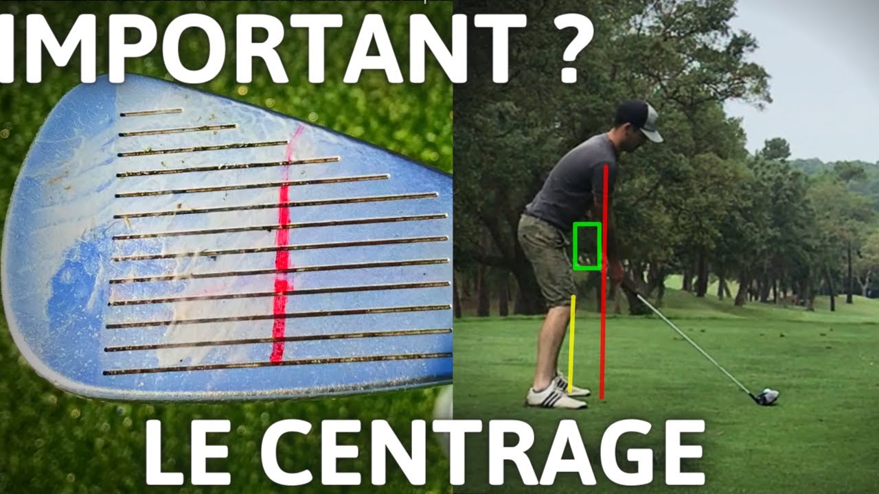 Golf : Comment bien centrer la balle et avoir un bon positionnement .