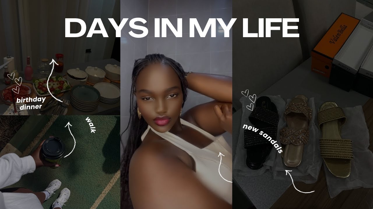 Days in my life with me |new braids |morning walk |traditional food trying |haul | mom's birthday