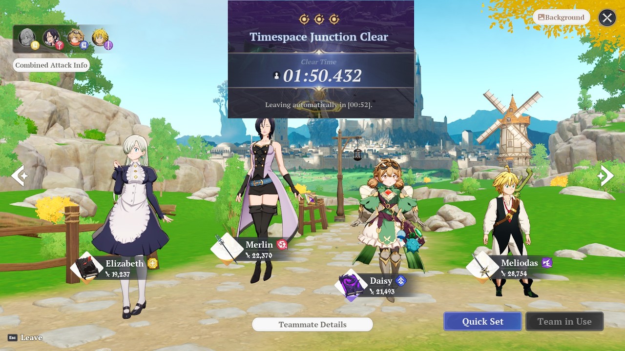 Timespace Junction Sector 7 version 1.6 in 1 minute 50 seconds - The 7 Deadly sins Origin