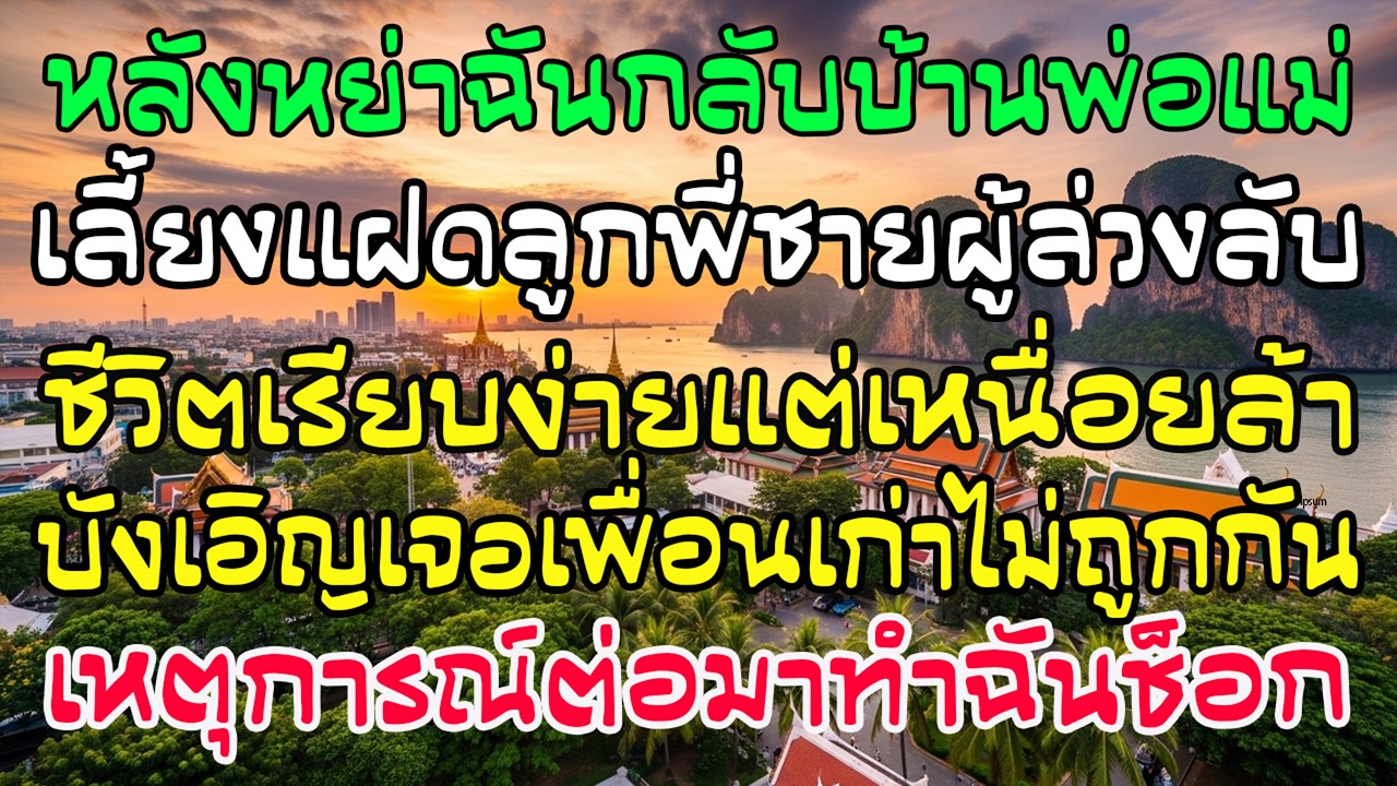 หย่ากลับบ้าน เลี้ยงแฝดแทนพี่ชายตาย เจอศัตรูเก่า แล้วเหตุไม่คาดฝันก็เกิด