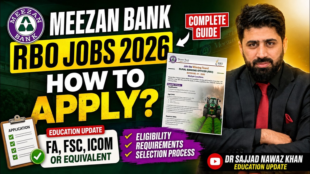 Meezan Bank RBO Jobs 2026 | How to Apply | FA, FSC, ICOM or Equivalent | Complete Guide