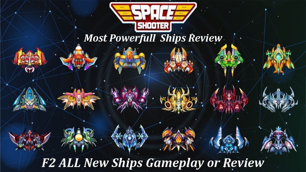 Galaxy Attack: Space Shooter | F2 ALL New Ships Gameplay or Review