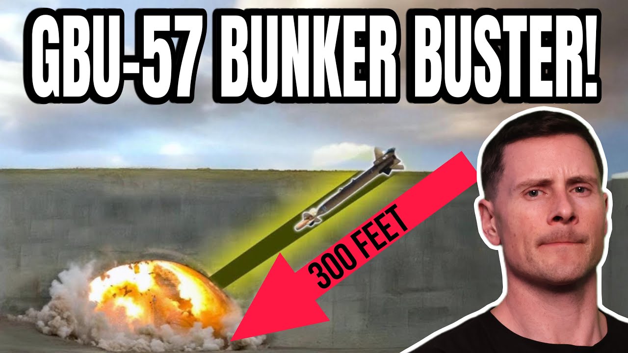 GBU-57 BUNKER BUSTER Bomb Was Made for Iran's Fardow Bunker!