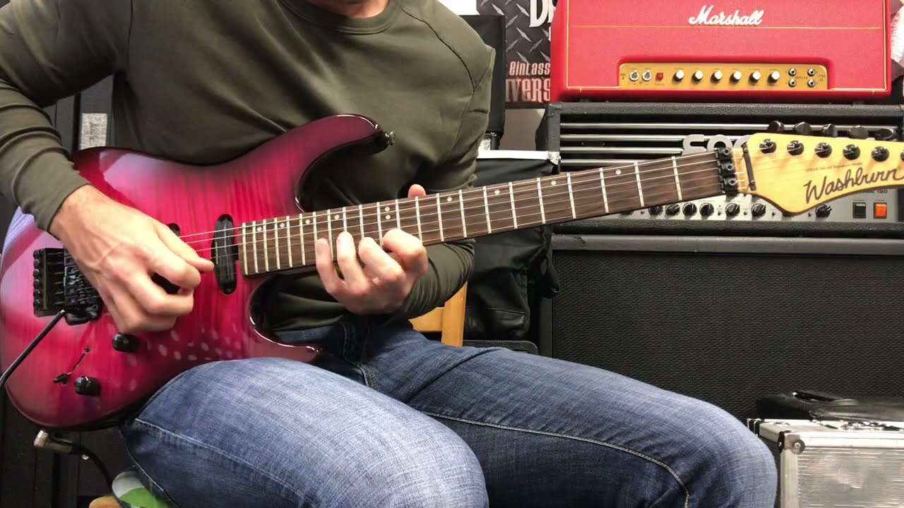 WASHBURN Stevie Salas Signature Guitar Jam