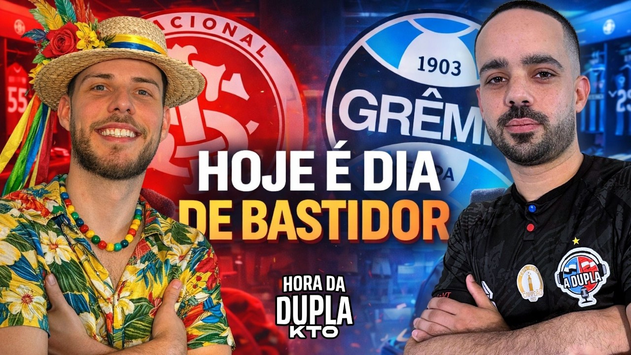 🔵🔴 A Hora da Dupla KTO: Dia de espiar os vestiários de Grêmio e Inter | Já estamos no Pará!!
