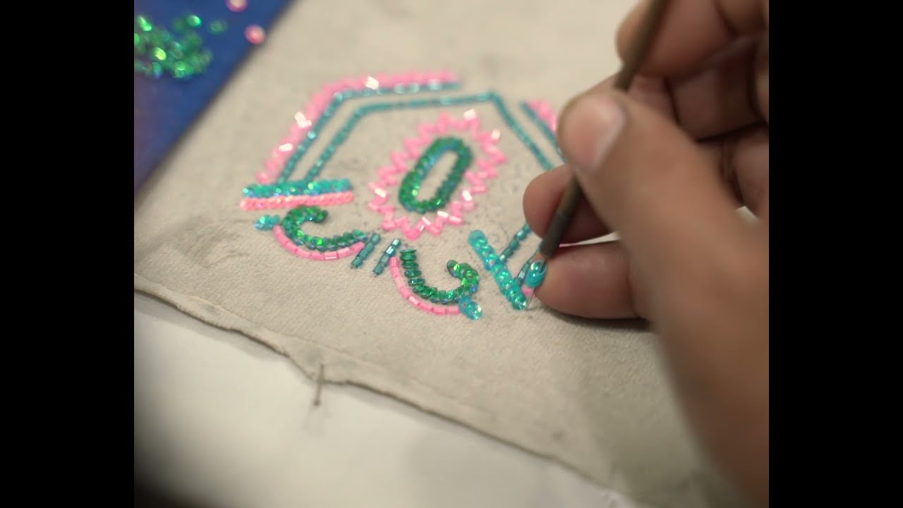 Couture khussa making process | BTS | Dazzle by Sarah