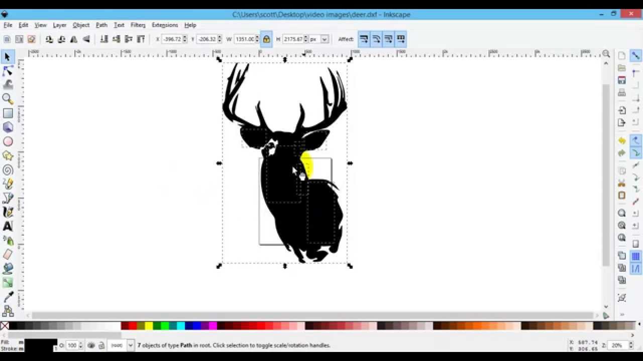 Обучающее видео Inkscape 3