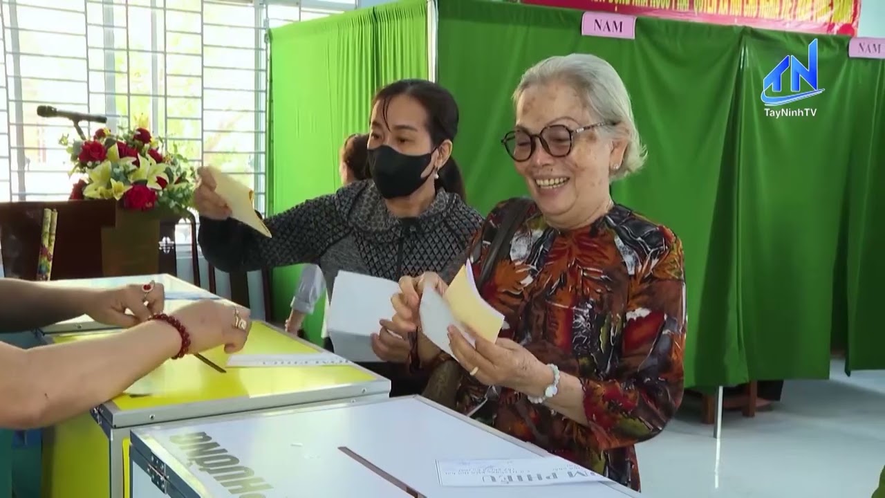 Rộn ràng Ngày hội bầu cử ở vùng Đồng Tháp Mười | TayNinhTV