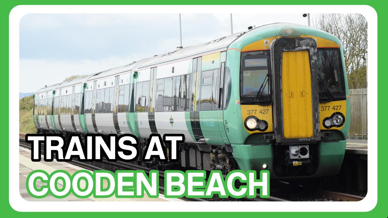 Trains at Cooden Beach railway station (01/05/2023)