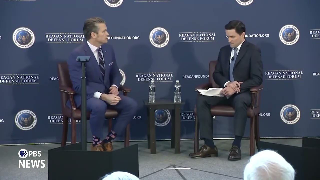 WATCH: Hegseth participates in fireside chat at Reagan National Defense Forum