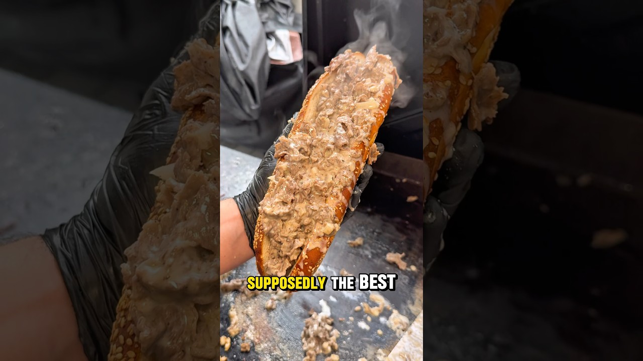 Trying Supposedly the Best New Cheesesteak Spot In Philly! 🔥🥖