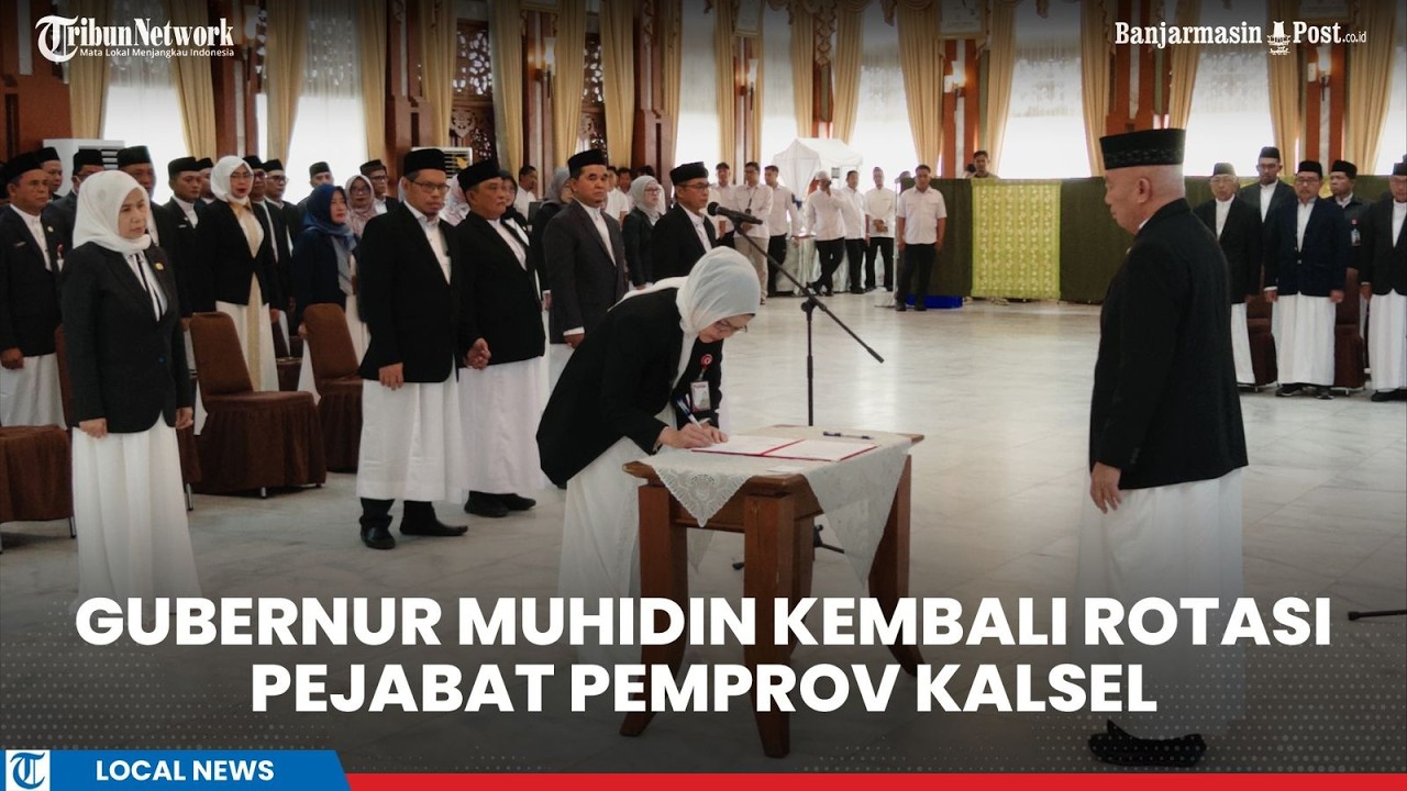 Gubernur Muhidin Kembali Rotasi Pejabat Pemprov Kalsel, Kadisdikbud Berganti