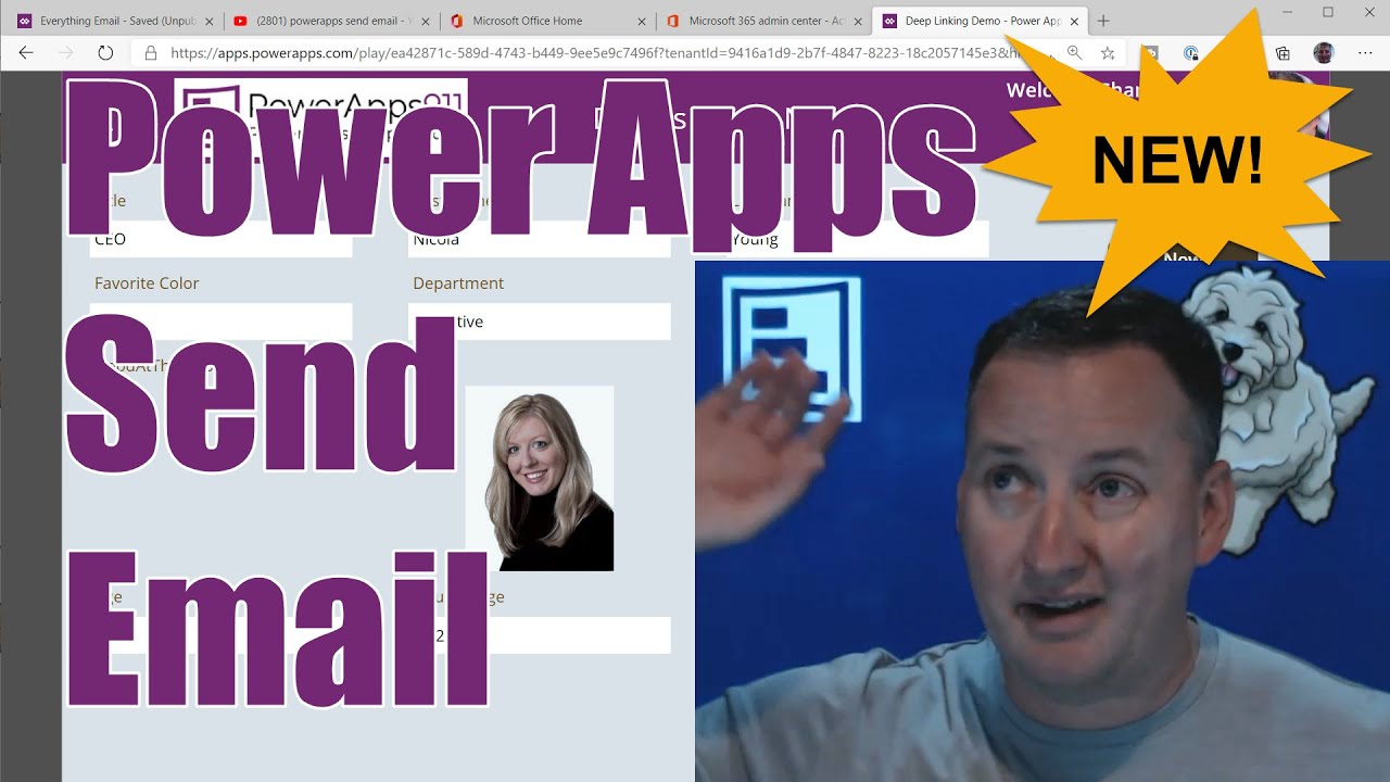 PowerApps Send email - Everything you need to know about sending mail via Outlook and Power Apps