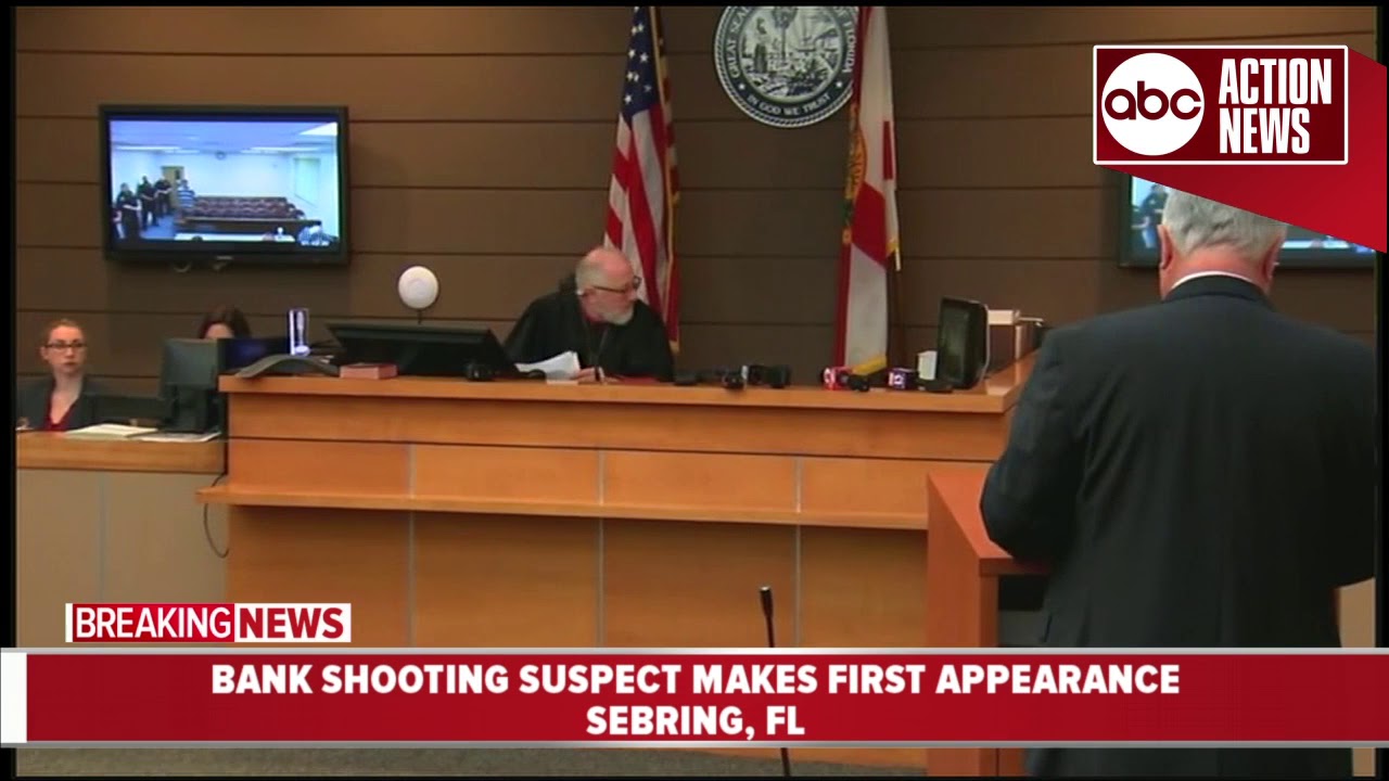 Zephen Xaver: Suspected Sebring bank shooter held without bond