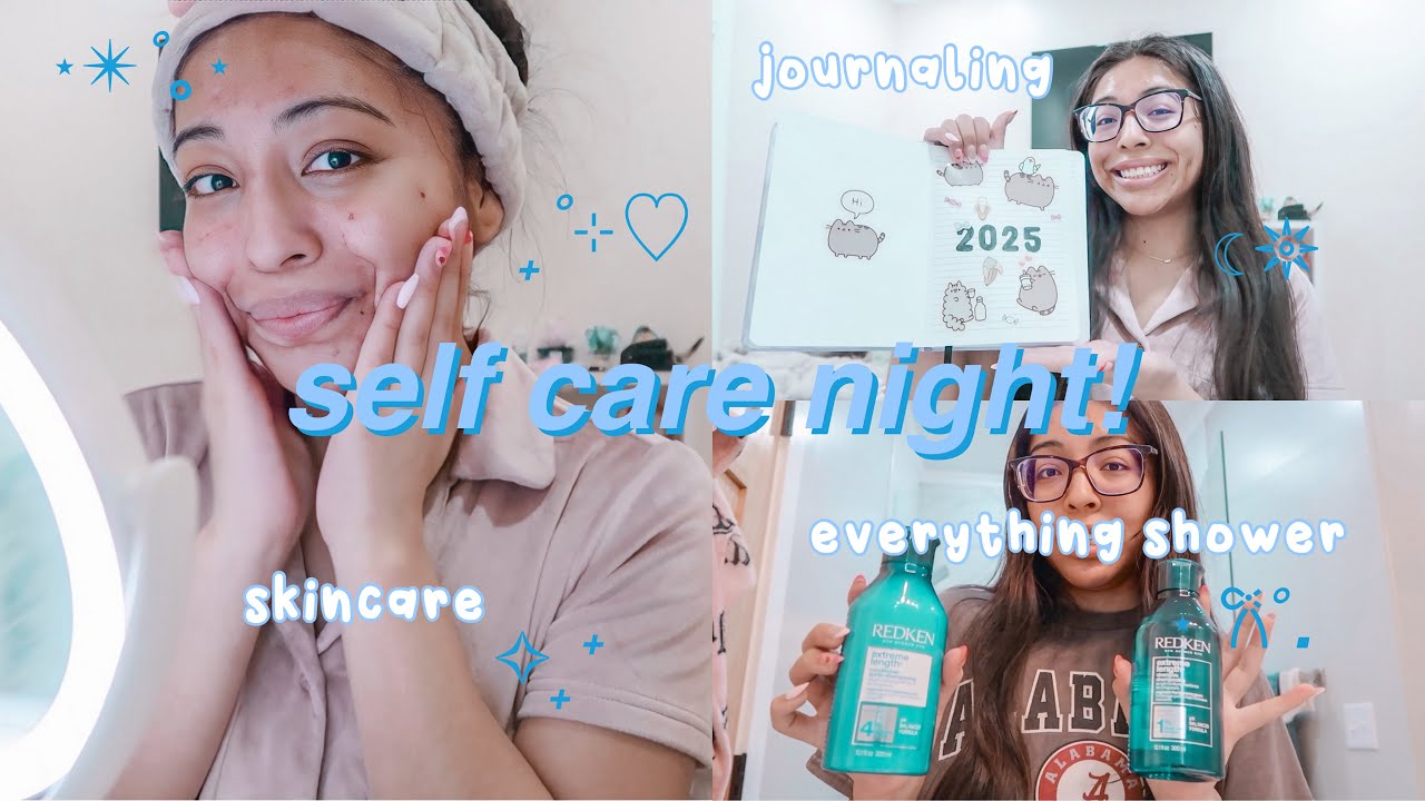 self care vlog 2025 ✿ skincare, journaling, face masks