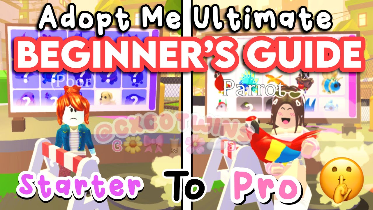 🪄*ULTIMATE* Adopt Me BEGINNER&rsquo;S GUIDE (Get Rich)💰Its Cxco Twins