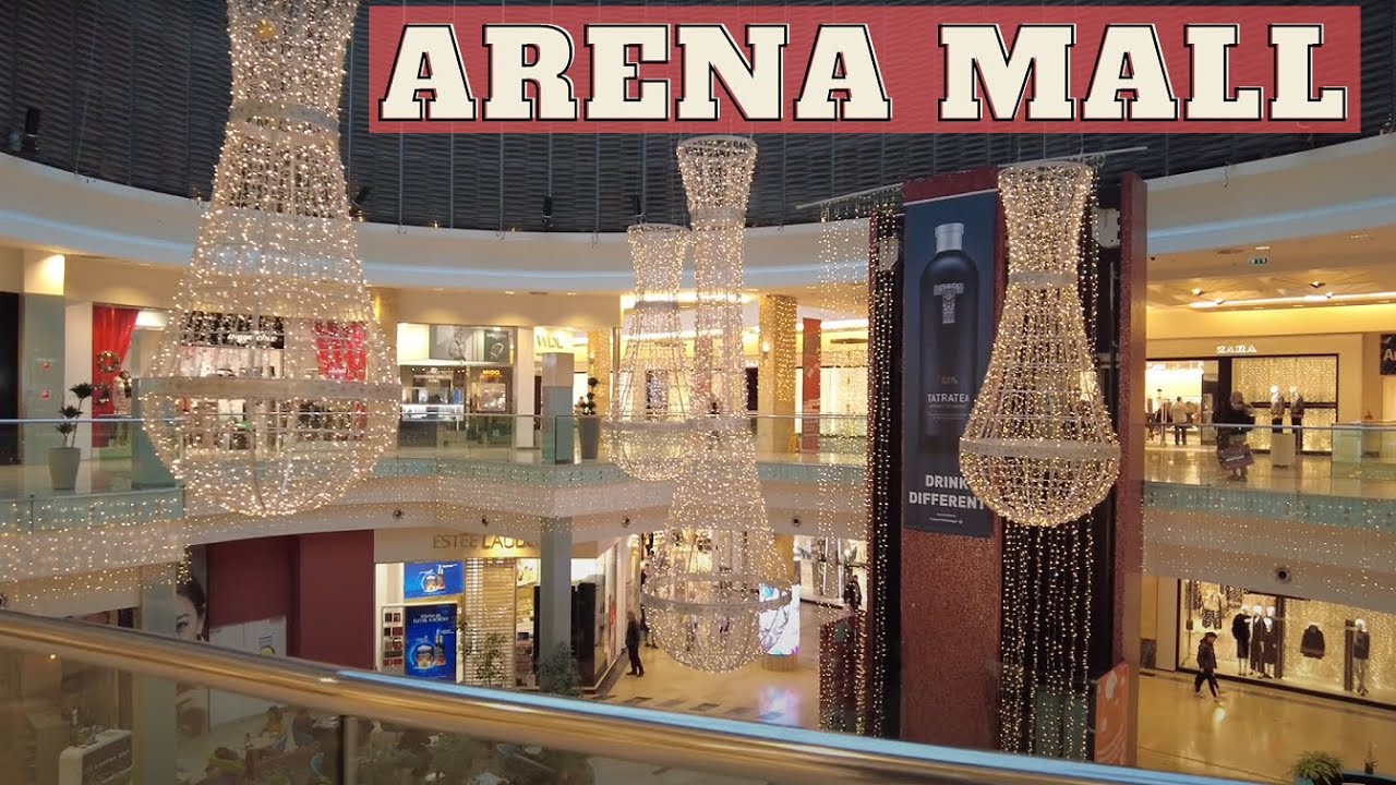 Arena Mall in Christmas season, December 2023 - Budapest Hungary [4k Ultra HD 60fps]