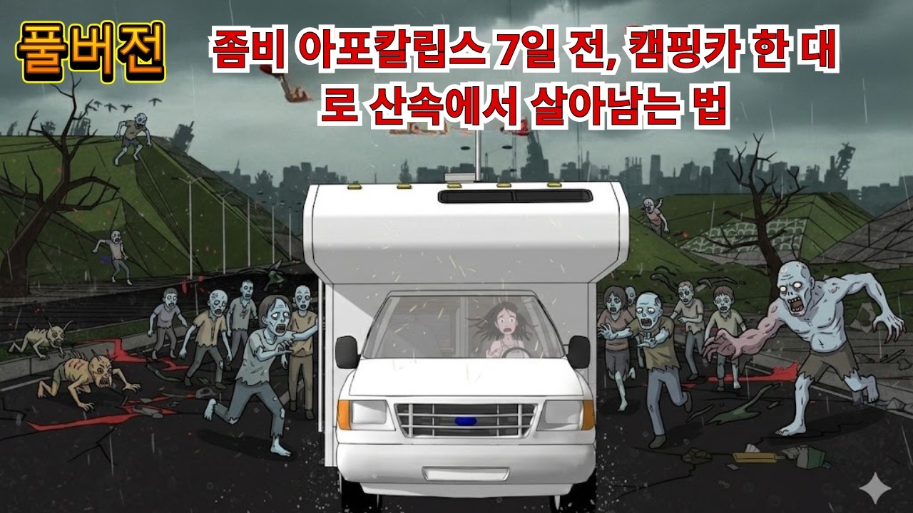 [공포 애니] 좀비 아포칼립스 7일 전, 캠핑카 한 대로 산속에서 살아남는 법