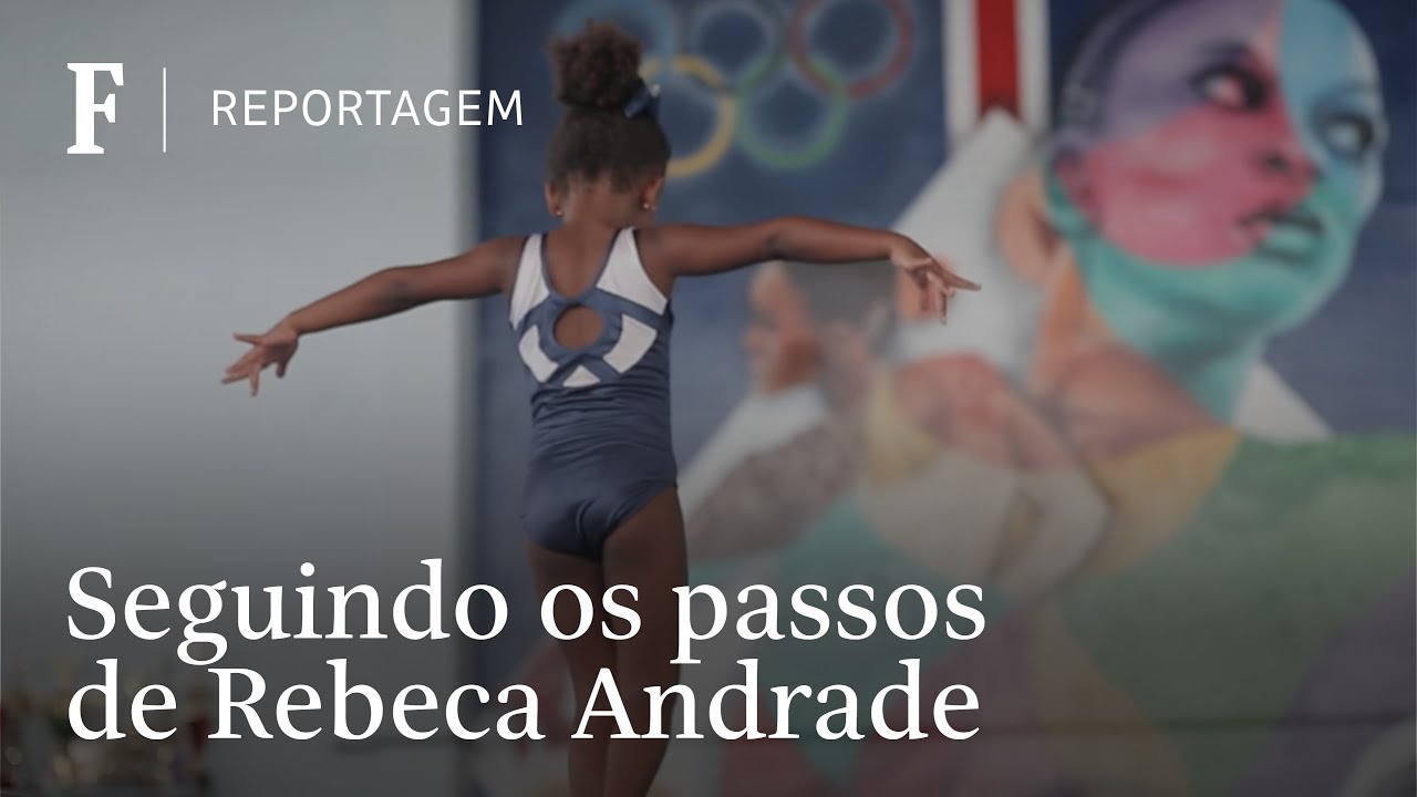 Rebeca Andrade inspira nova geração de ginastas em ginásio de Guarulhos