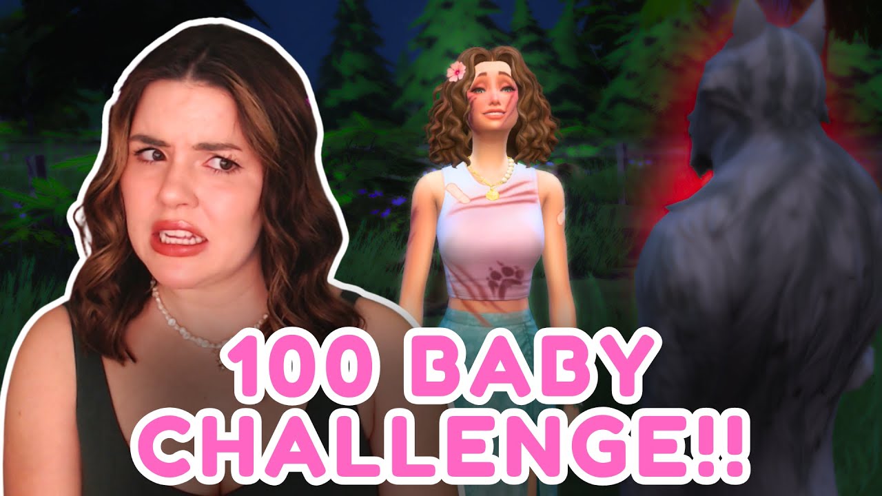 Я подралась с разъяренным оборотнем 😭🐺 | Испытание «100 детей», эпизод 82 | The Sims 4